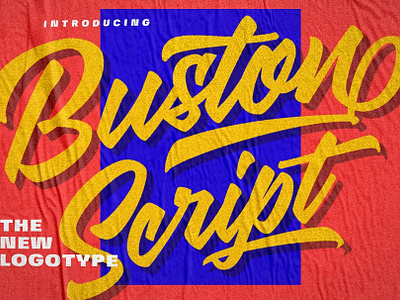 Buston Script Font