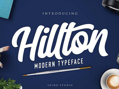 Hilton Free Script Font apparel branding design font font family free font free fonts freebie freebies logo design typeface typefaces typogaphy typography
