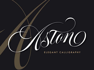 Aston Free Elegant Calligraphy Font