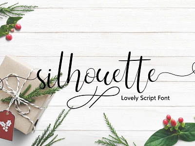 Silhouette Free Feminine Font apparel design font font family free feminine font free font free fonts freebie freebies typeface typefaces typogaphy typography