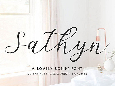 Sathyn Free Script Font design font free font free fonts freebie freebies typeface typefaces typogaphy typography