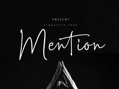 Mention Signature Free Font font font family free font free fonts freebie freebies typeface typefaces typogaphy typography
