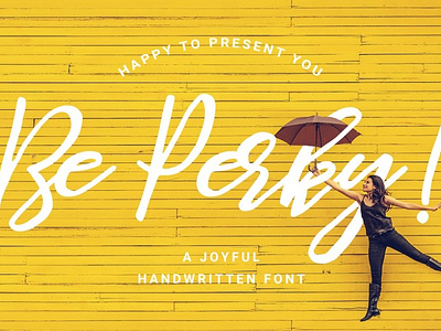 Be Perky - Free Handwritten Font