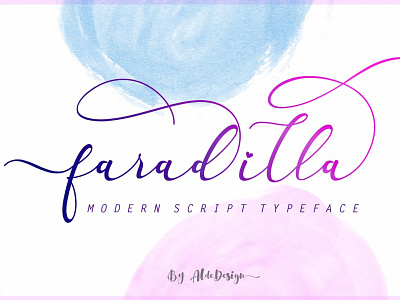 Faradilla - Free Beautiful Script Font font font family free font free fonts freebie freebies typeface typefaces typogaphy typography