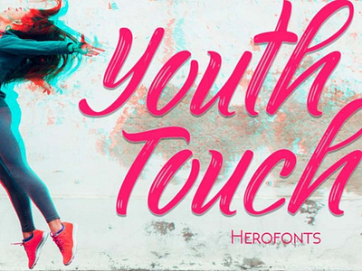 Youth Touch beautiful typographic harmony