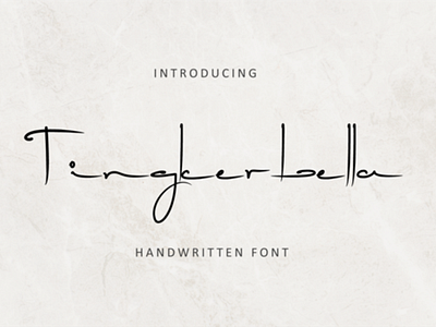 Tingkerbella - Free Handwitten Script Font design font free font free fonts freebie freebies typeface typefaces typogaphy typography