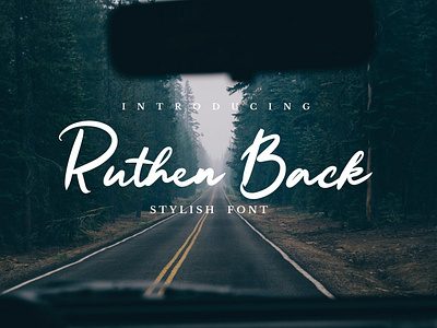 Ruthen Back - Free Stylish Font