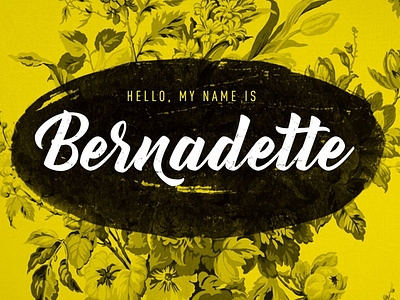 Bernadette - Free script font