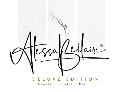 Alessa Beilaire Free Deluxe Edition Font