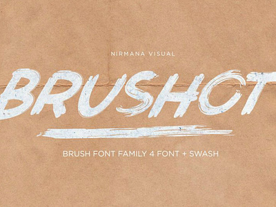Brushot Brush Free Font font font family free font free fonts freebie freebies typeface typefaces typogaphy typography