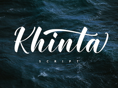 Khinta Free Script Font design font free font free fonts freebie freebies typeface typefaces typogaphy typography
