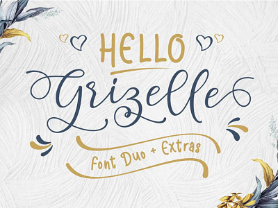 Hello Grizelle Free Font Duo