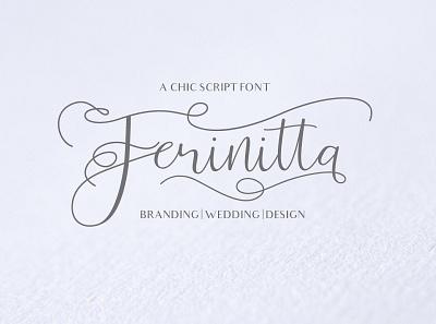 Ferinitta Free Calligraphy Font font free font free fonts freebie freebies typeface typefaces typogaphy typography
