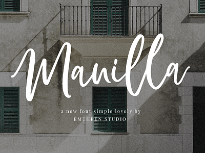 Manilla Free Script Font font free font free fonts freebie freebies typeface typefaces typogaphy typography