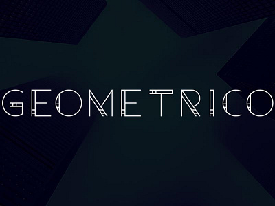 Geometrico - Free Modern Font