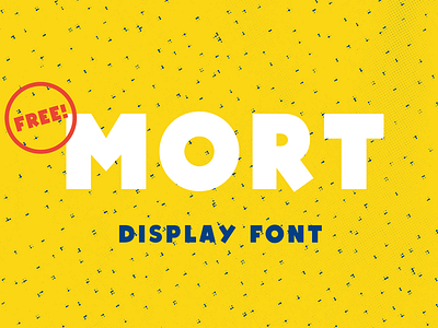 Mort - Free funky font font font awesome font design font family fonts free font free fonts freebie freebies typeface typography typography design vintage font