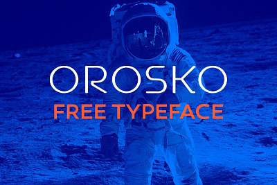 Orosko - free geometric typeface font font awesome font design font family fonts free font free fonts free geometric typeface freebie freebies typeface typography typography design
