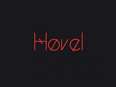 Hovel - Free Geometric Font