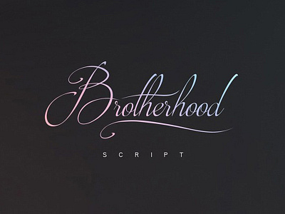 Brotherhood - free elegant handwritten font font font awesome font design font family fonts free font free fonts freebie freebies typeface typography typography design