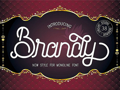 Brandy Free Monoline Font Duo