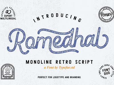 Romedhal Free Script Font font font awesome font design font family fonts free font free fonts freebie freebies typeface typography typography design