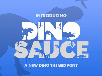 Dinosauce Free Typeface font font awesome font design font family fonts free font free fonts freebie freebies typeface typography typography design vintage font