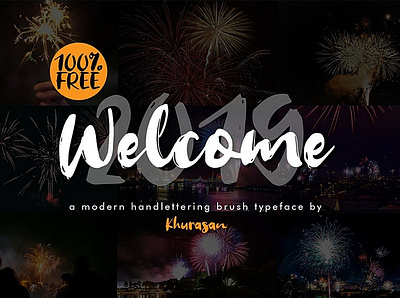 Welcome Free Font font font awesome font design fonts free font free fonts freebie freebies typeface typography