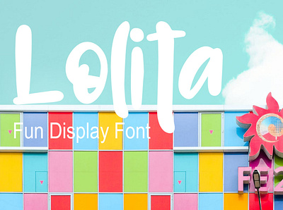 LOLITTA Bold and Fun Display Font Free font font design fonts freebies typography