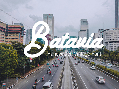 Batavia Handwritten Vintage Font Free font font design fonts freebie typography