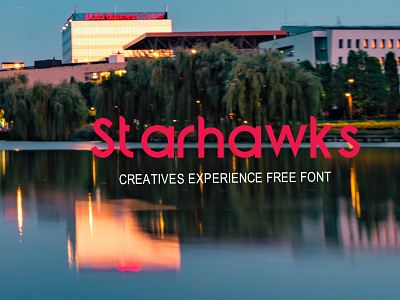 Starhawks Creatives Experience Free Font font font design fonts freebie typography