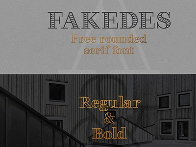 Fakedes Rounded & outline Free Font