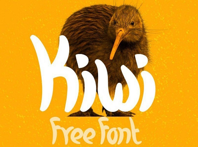 Kiwi Free fresh and casual Font Freee font font design fonts freebie typography