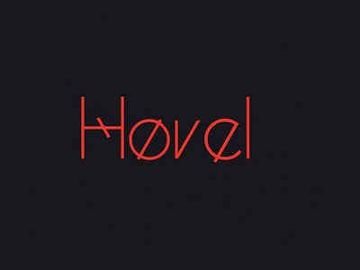 Hovel Geometric style  font  Free