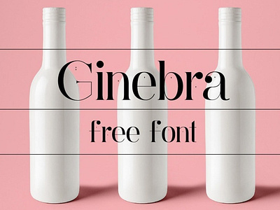 Ginebra Sans serif serif typeface Font Free font font design fonts freebie typography