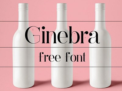 Ginebra Sans serif serif typeface Font Free