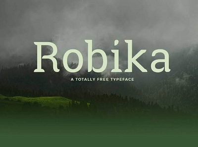 Robika Rounded serif Font Free font font design fonts freebie