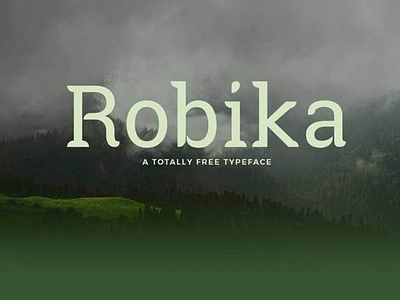 Robika Rounded serif Font Free