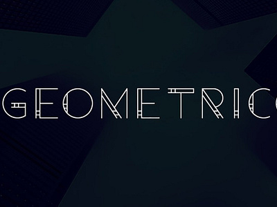 Geometrico Modern Font Free