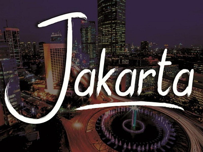 Jakarta Stylish street Brush Font Free font font design fonts freebie