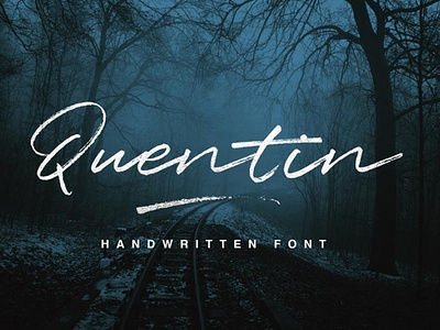 Quentin Handwriting. Font Free