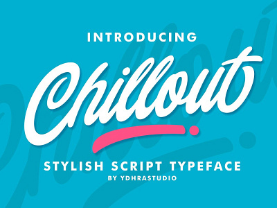 Chillout Free Script Font font font design font family fonts free font free fonts freebie freebies typeface typography