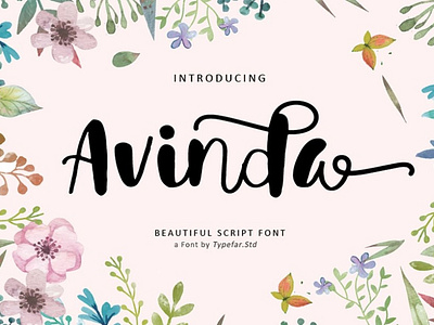 Avinda Free Script Font