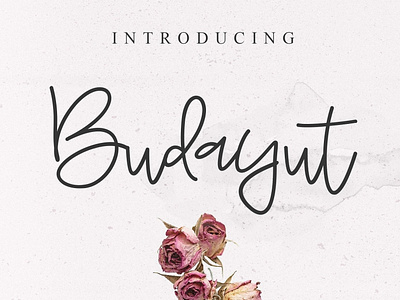 Budayut - Free Signature Font