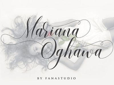 Mariana Oghawa - Free Script Font font font design font family fonts free font free fonts freebie freebies typeface typography