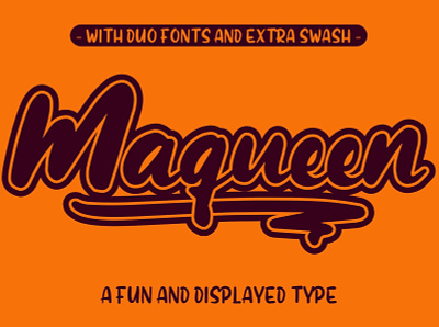 Maqueen Free Display Font font font design font family fonts free font free fonts freebie freebies typeface typography