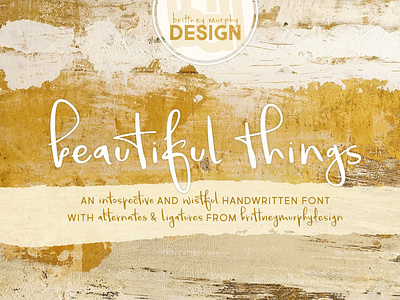 Beautiful Things - Free Handwritten Font