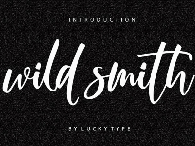 Wild Smith - Free Modern Script Font font font design font family fonts free font free fonts freebie freebies typeface typography