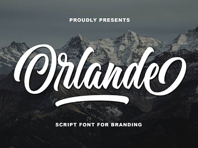Orlande Free Script Font font font design fonts free font free fonts freebie freebies typeface typography