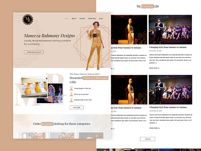 Maneeza Rahmany clothes fashion design photoshop ui web design