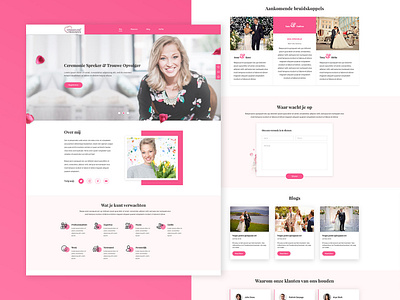 Sprankelend photoshop ui web design weddings